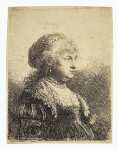 Rembrandt Harmensz. van Rijn Portrait of Saskia with a String of Pearls in the Hair  - Hermitage